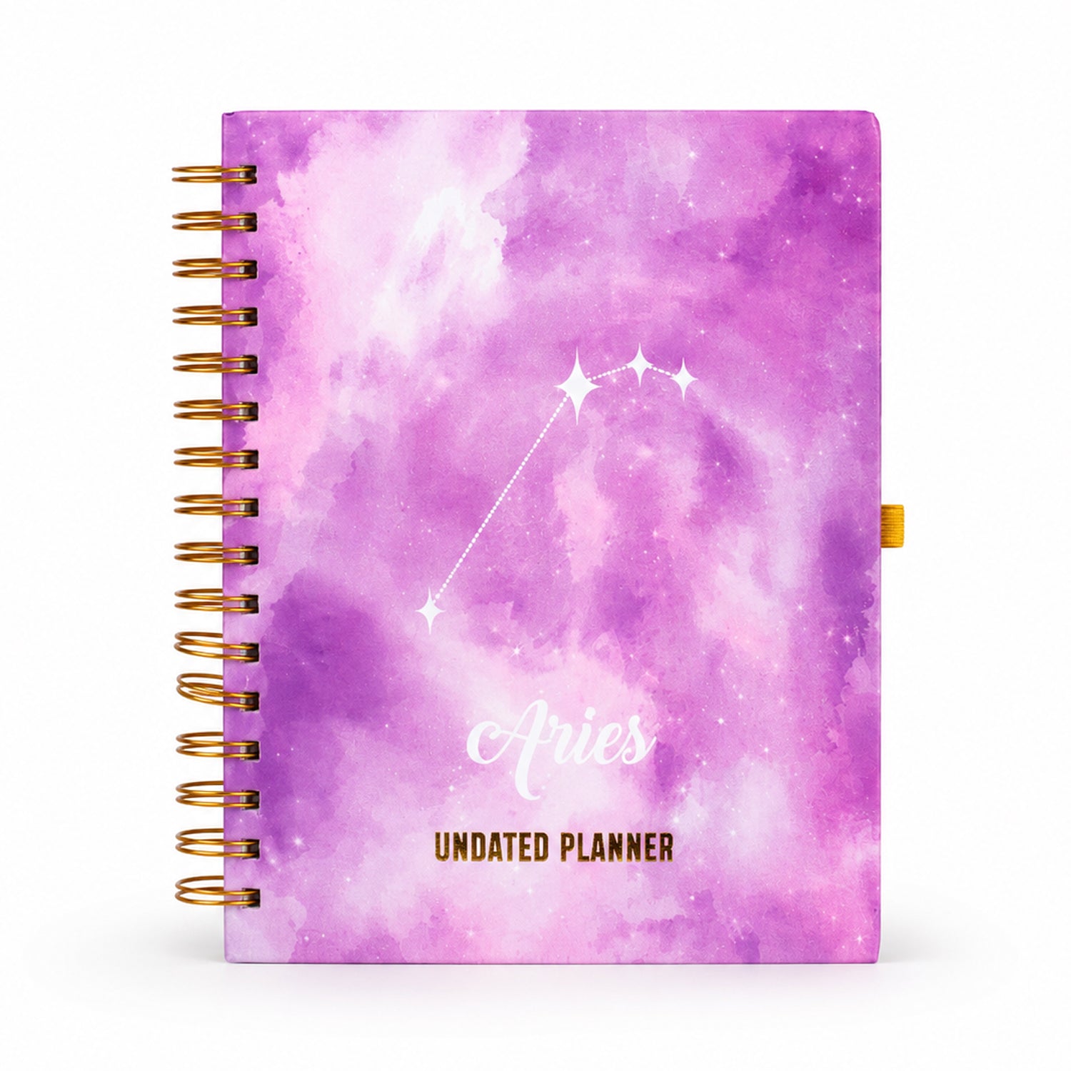 Undated Yearly Planner - Aries + Ultimate Sticker Book
