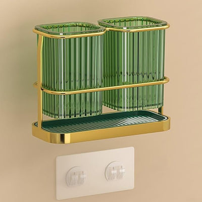 Opulence Green Cutlery Caddy (Wall-Mountable)