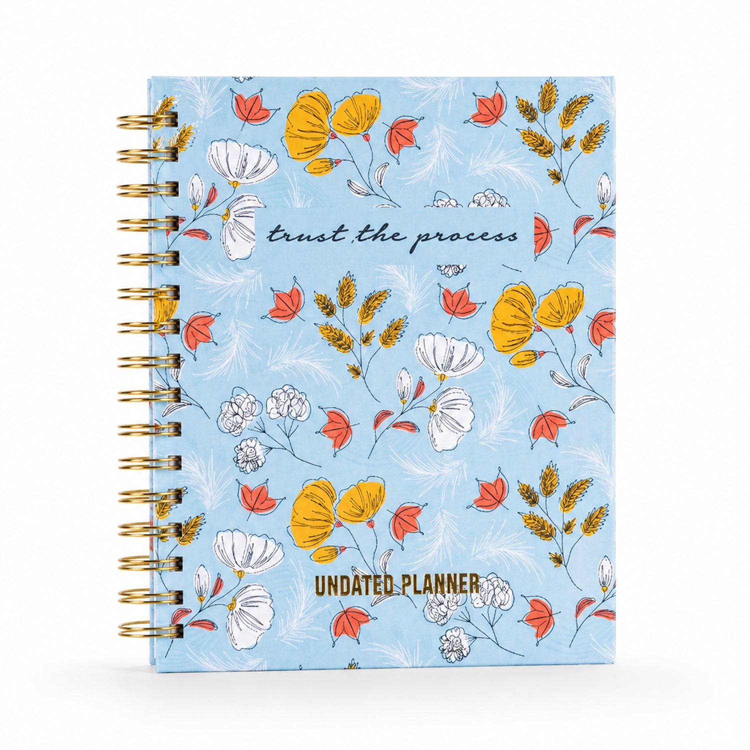 Undated Yearly Planner - Trust The Process + Ultimate Sticker Book