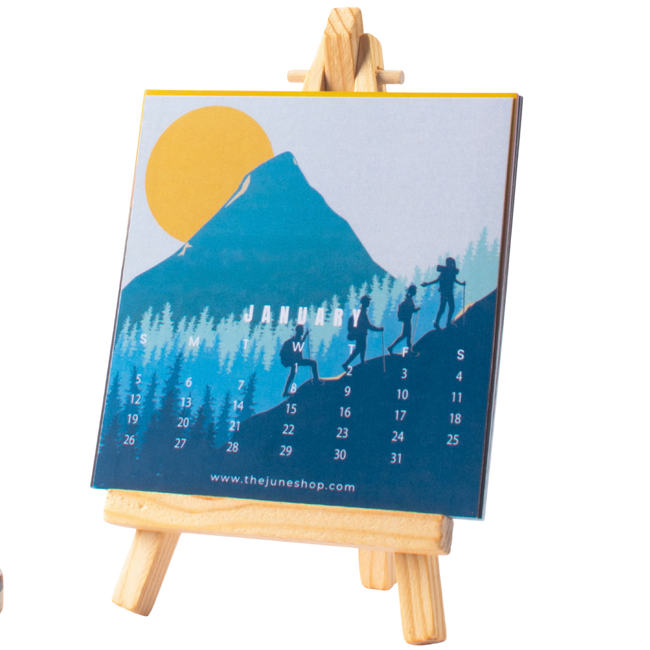 Yearly calendar easel