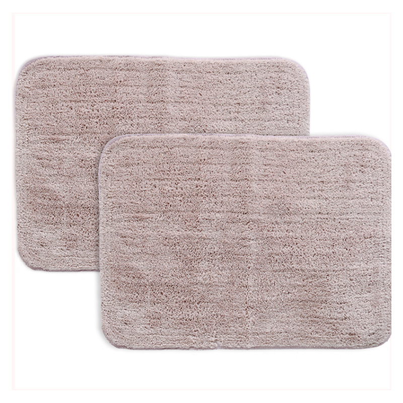 Sashaa World Pack Of 2 Micro Fiber Bathmat Rose Pink Color