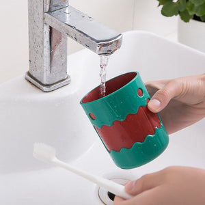 Monster Toothbrush Holder Toothbrush & Holders June Trading Red and Green  