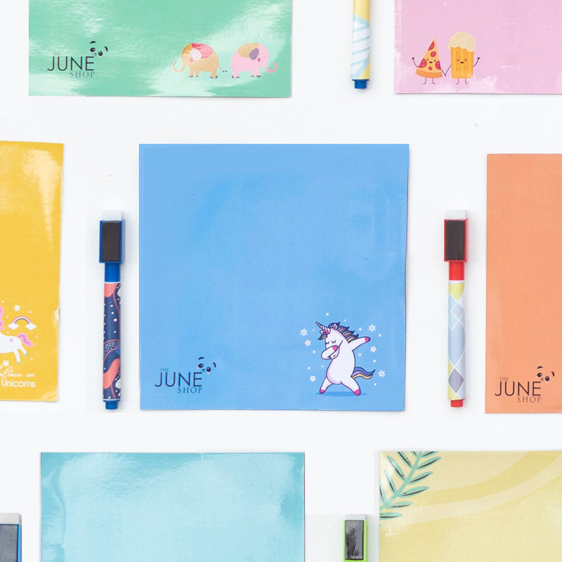 Dabbing Unicorn - Magnetic Board Sheet (Rewritable)