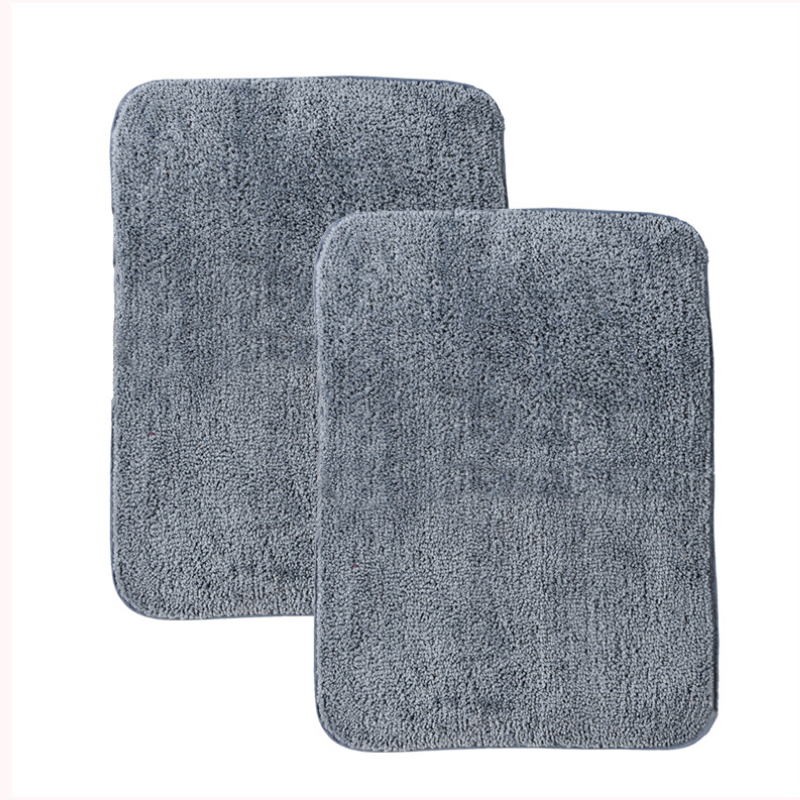 Sashaa World Pack Of 2 Micro Fiber Bathmat Blue Color