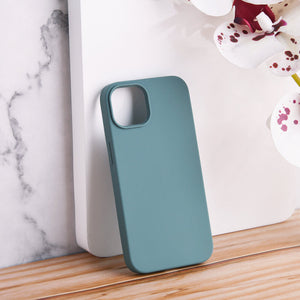 Colour Drop Silicone iPhone 13 Pro Max Case iPhone 13 Pro Max June Trading Yale Blue  