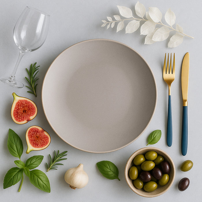 Matte Thunder Grey Dinner Plate — 11-Inch