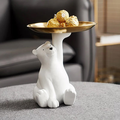 Polar Paws Gold Trinket Holder