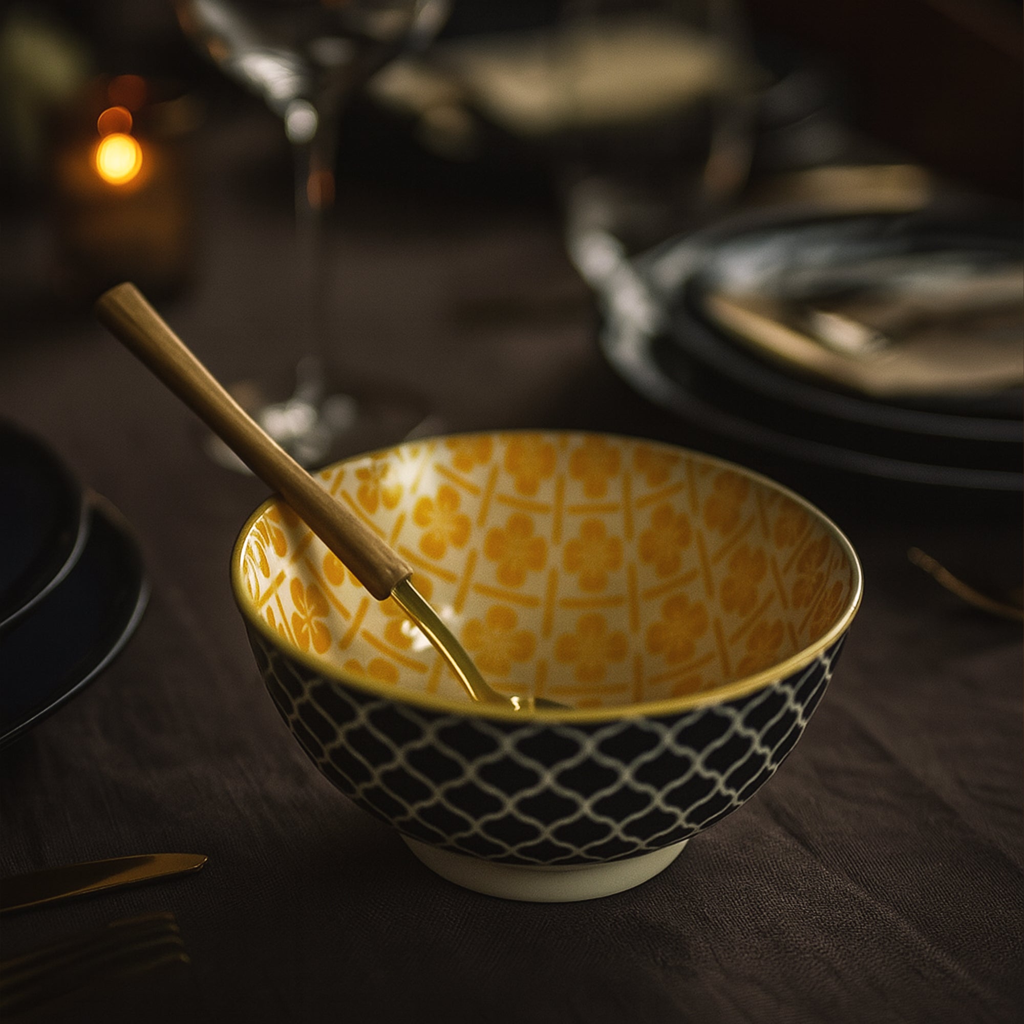 Blossom Pattern Moroccan Bowl
