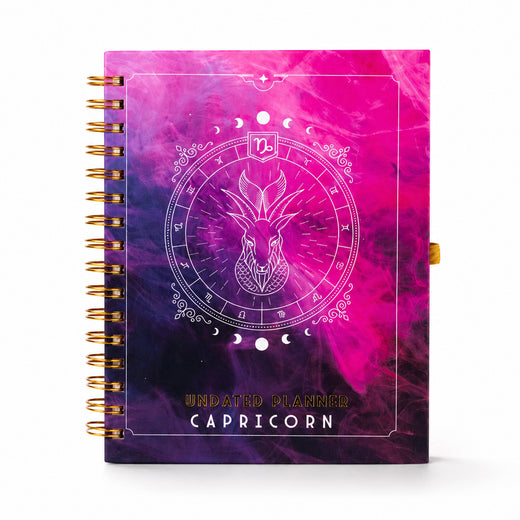 Undated Yearly Planner - Capricorn + Ultimate Sticker Book