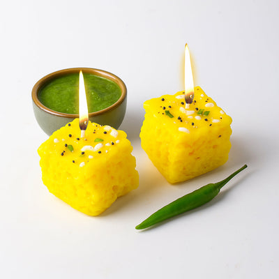 Dhokla Candle