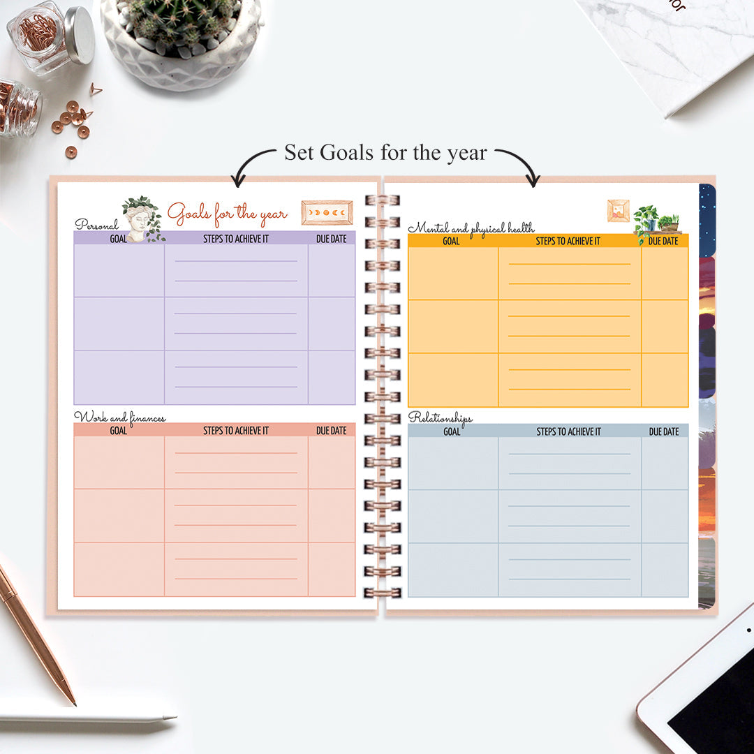 You Don't Have To Be Perfect — Undated Planner + Ultimate Sticker Book