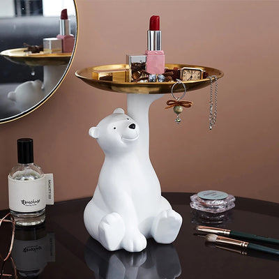 Polar Paws Gold Trinket Holder