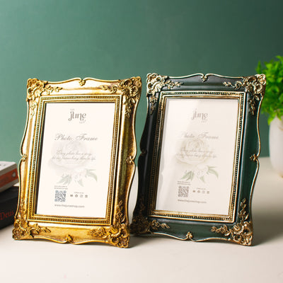 Aisling Gold Tone Photo Frame Desk Photo Frame The June Shop   