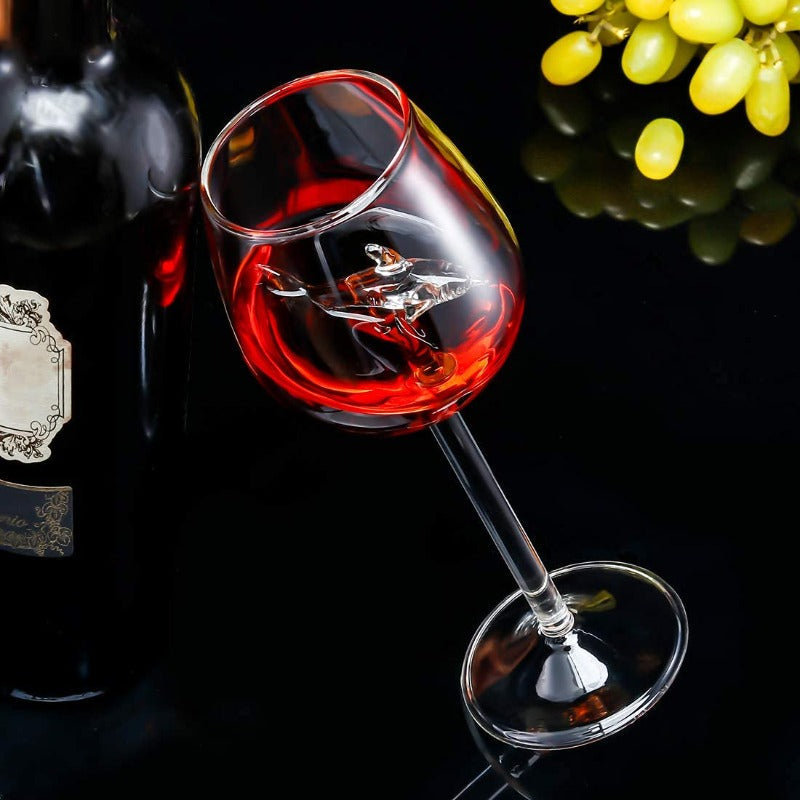 Shark Emerging Wine Glass Glasses June Trading   