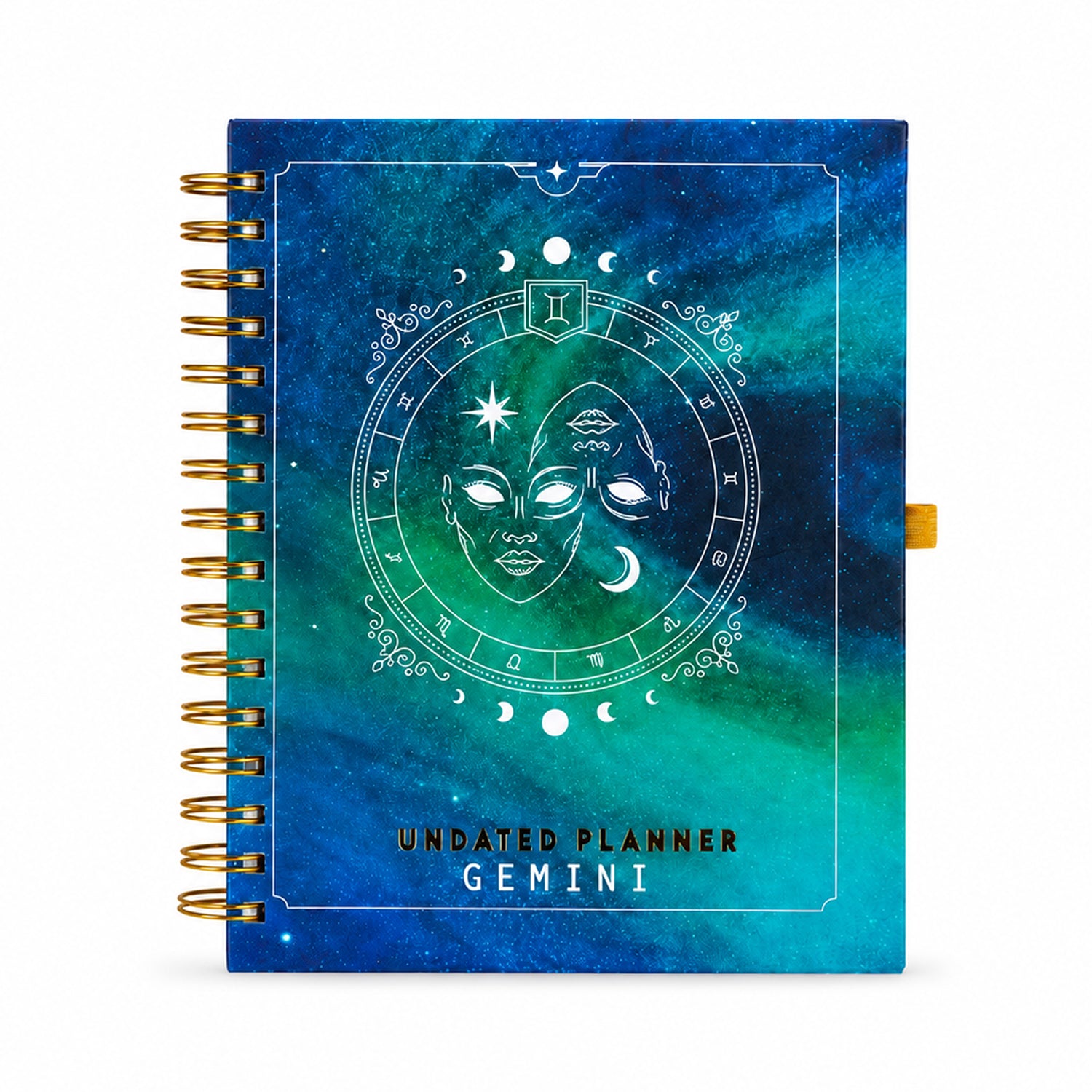 Undated Yearly Planner - Gemini + Ultimate Sticker Book