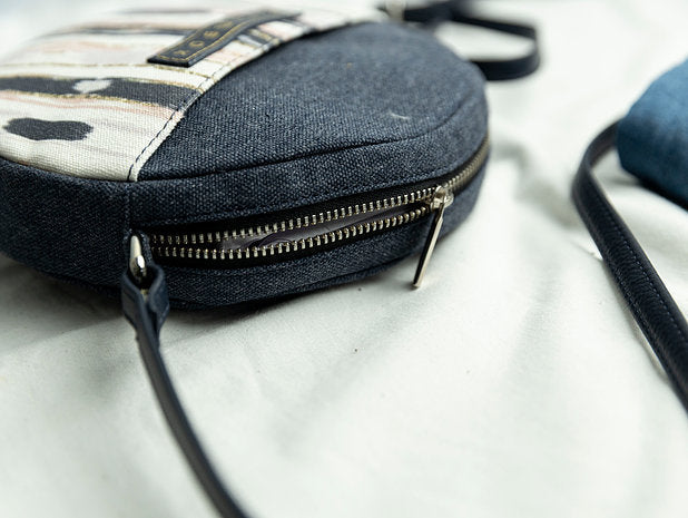 Denim - Canvas Sling Bag Shoulder Bag Pipa Box   
