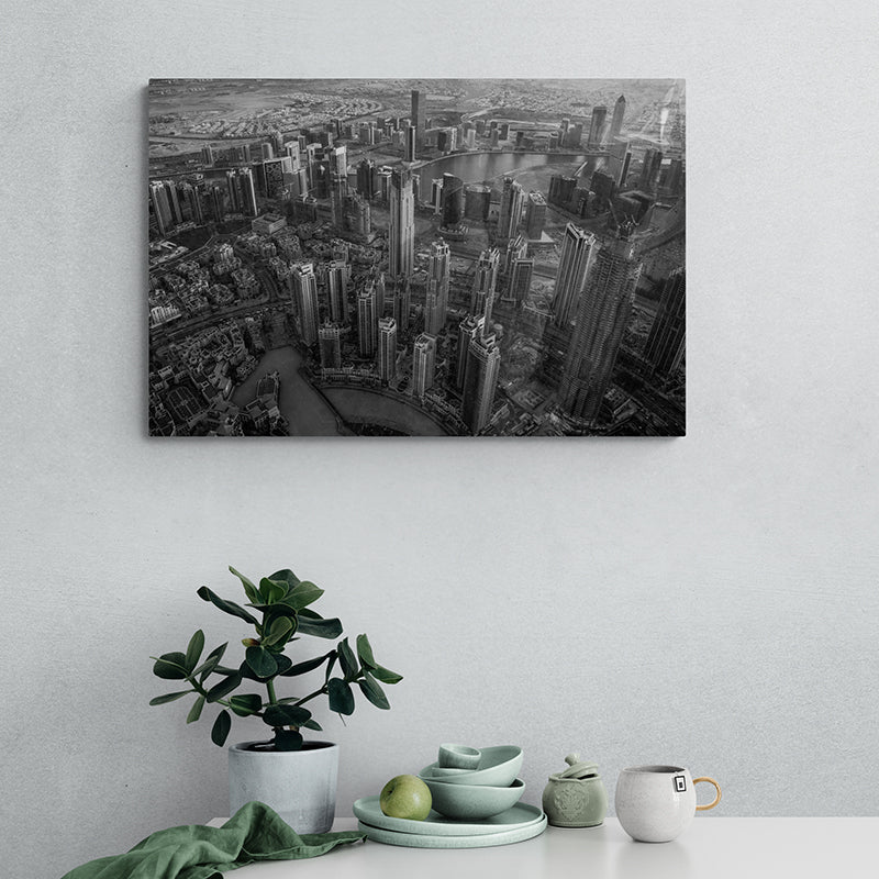 Cityscape - Canvas Canvas Painting Lumoarte   