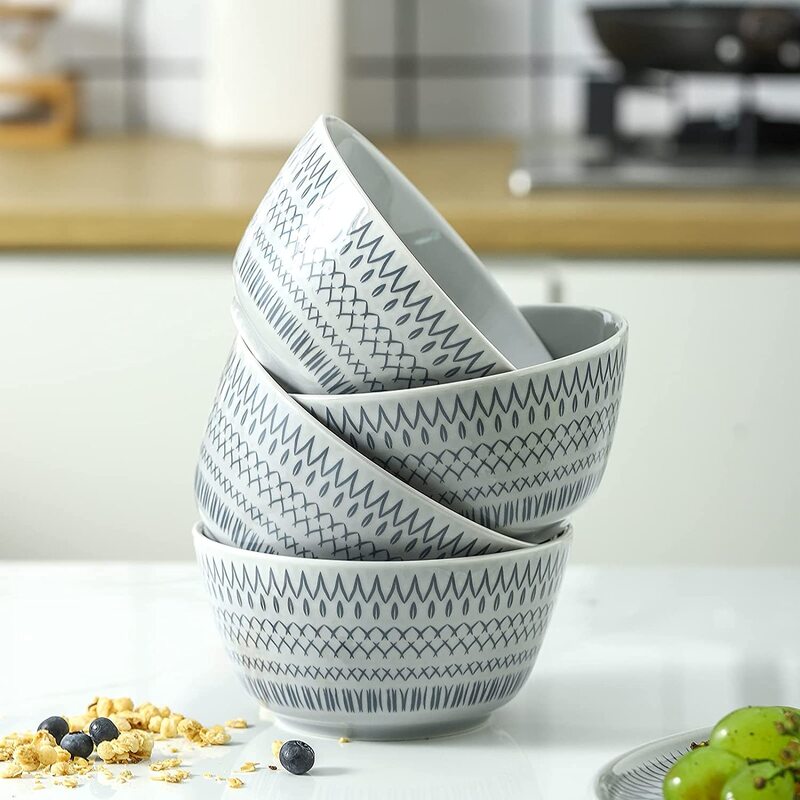 Traditional Pattern Ceramic Bowl (5 Inches) Soup Bowls June Trading   