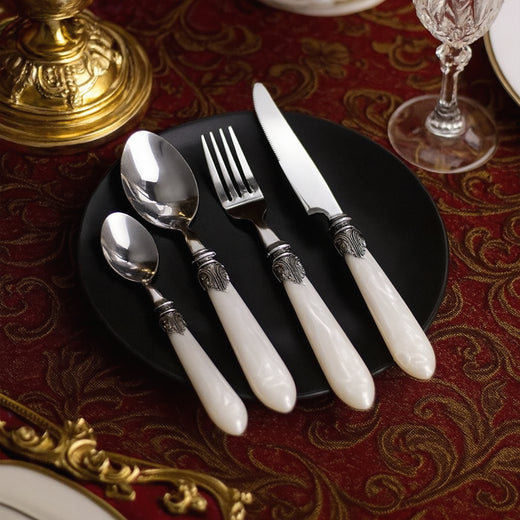 Ivory Accent Regal 24-Piece Cutlery Set