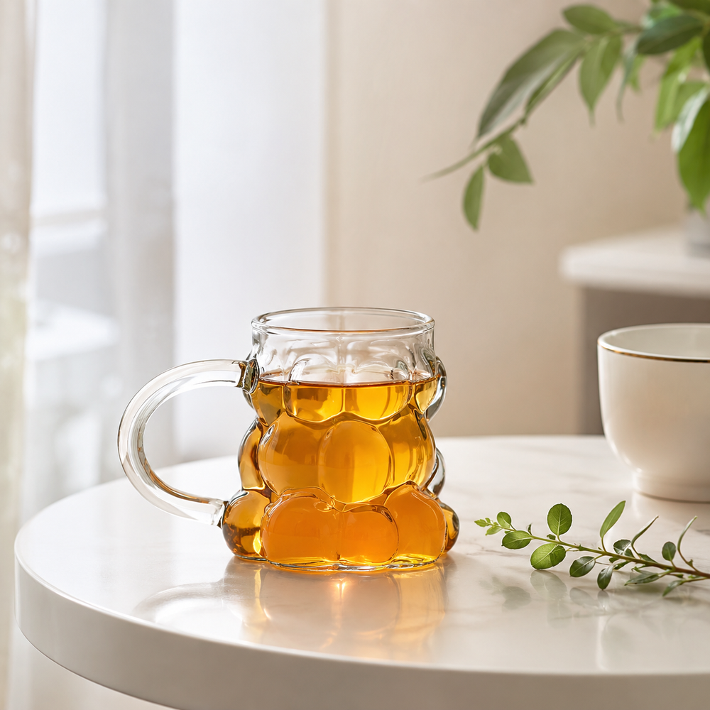 Grape Bunch Glass Mug