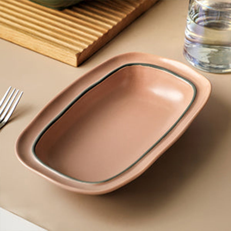 Misaki Serving Dish Serving Tray The June Shop Powder Pink  