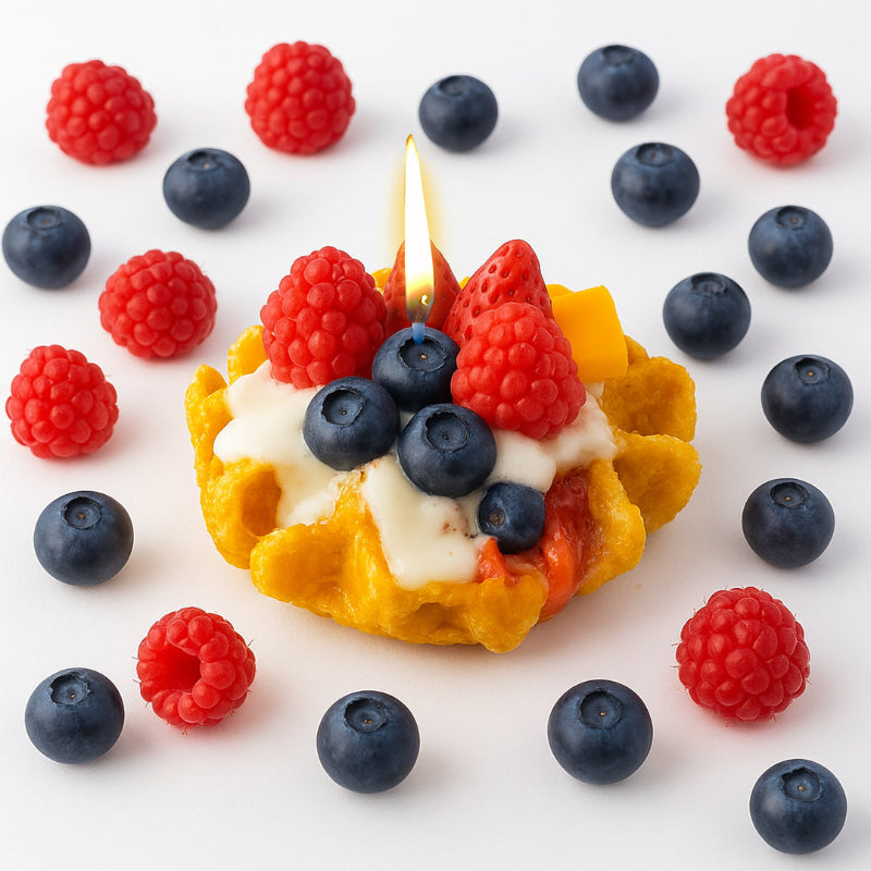 Waffle Candle