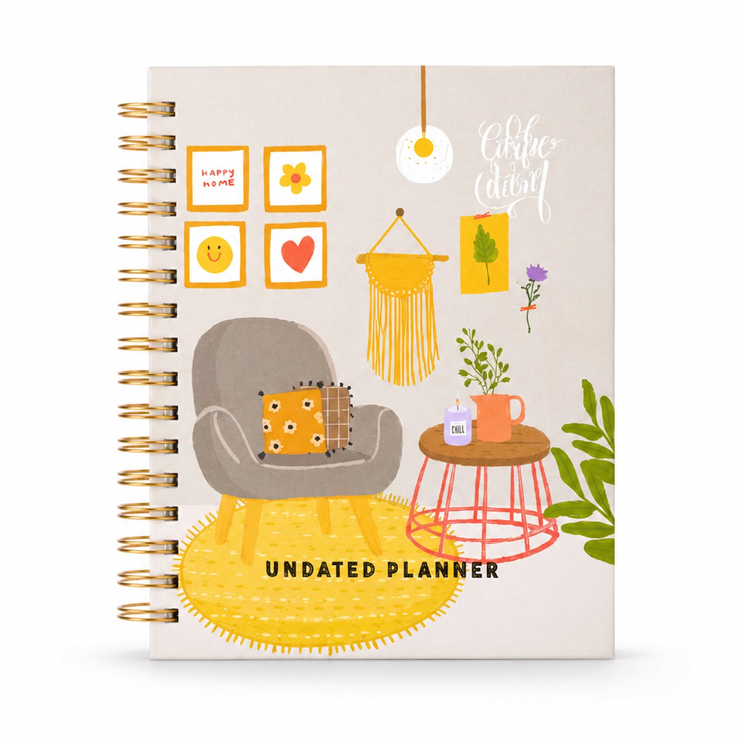 Undated Yearly Planner - Carpe Diem