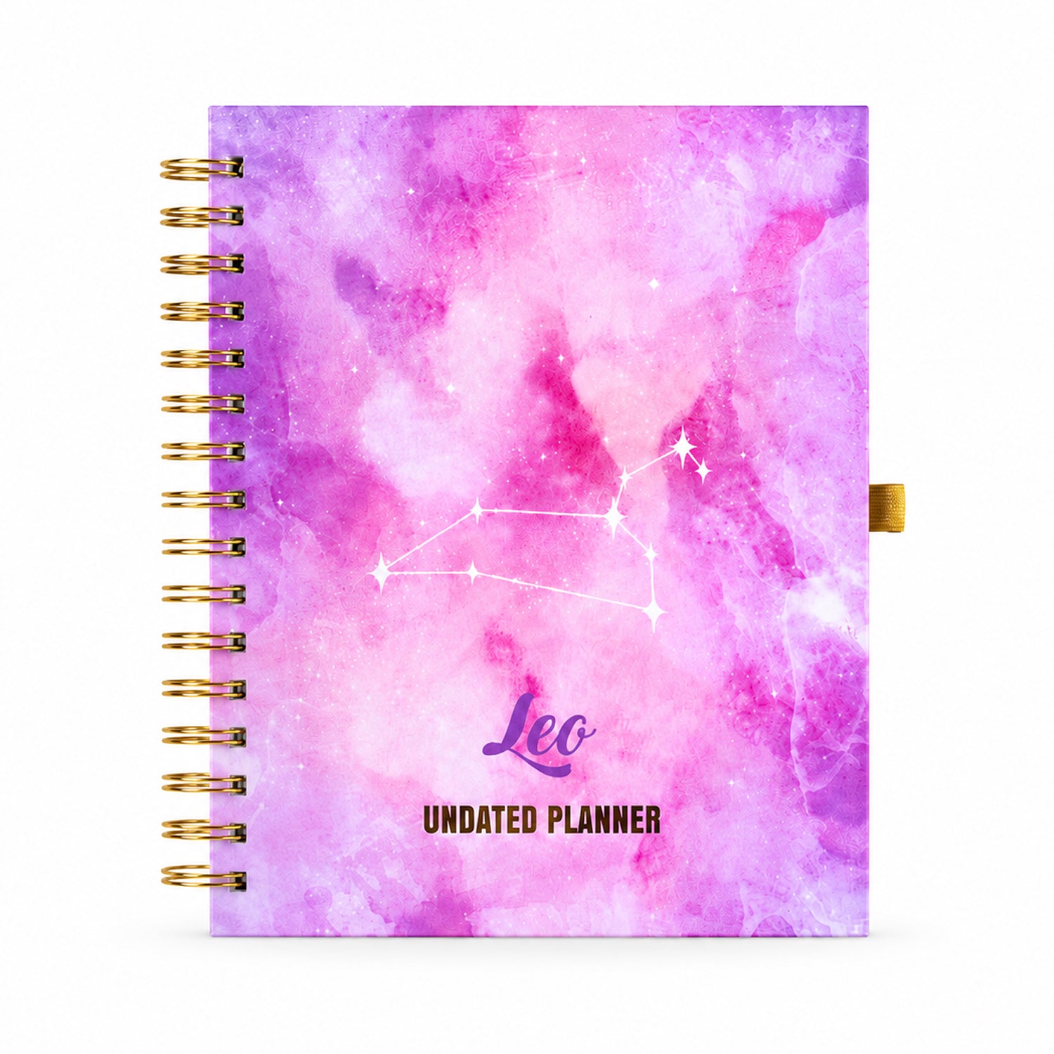 Undated Yearly Planner - Leo + Ultimate Sticker Book