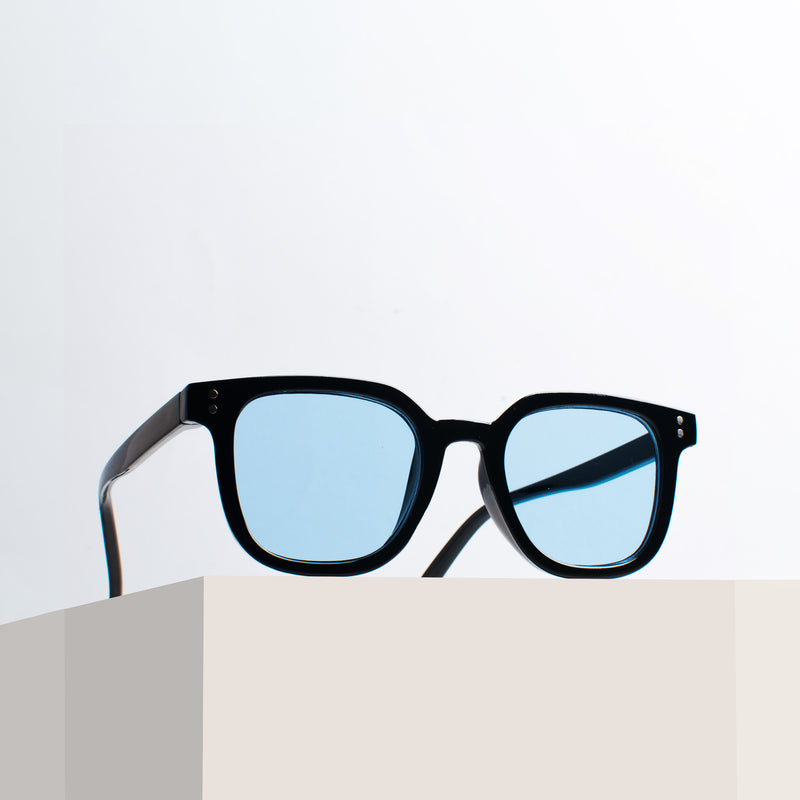 Blue Shimmer Shield Kids' Sunglasses