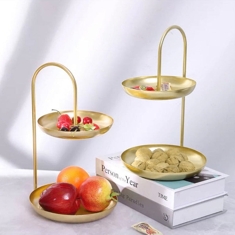 2-Tier Display Organizer Platter