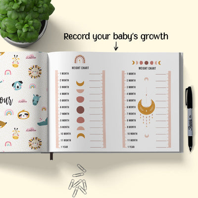 Baby Record Book - Our Tiny Miracle Baby Record Books June Trading   