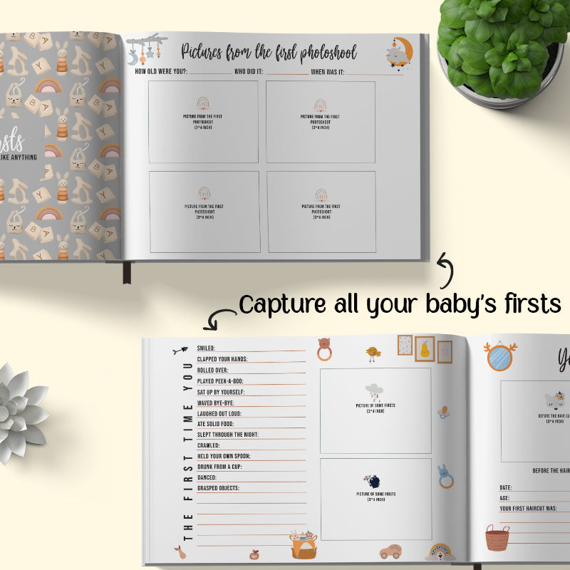Baby Record Book - Tiny Miracle Baby Record Books June Trading   