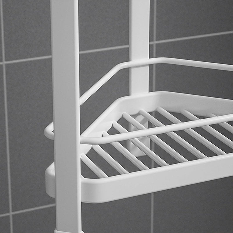 Clutter-Free Corner Stand with Dual Shelves