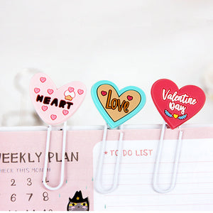 Heart Paper Clips - Assorted (Set Of 3) Paper Clip June Trading   