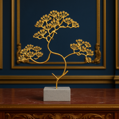 Decorative Pine Leaf Sculpture