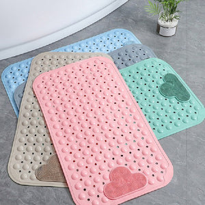 Tea Green Nonslip Foot Massager & Exfoliator Shower Mat Shower Mats June Trading   