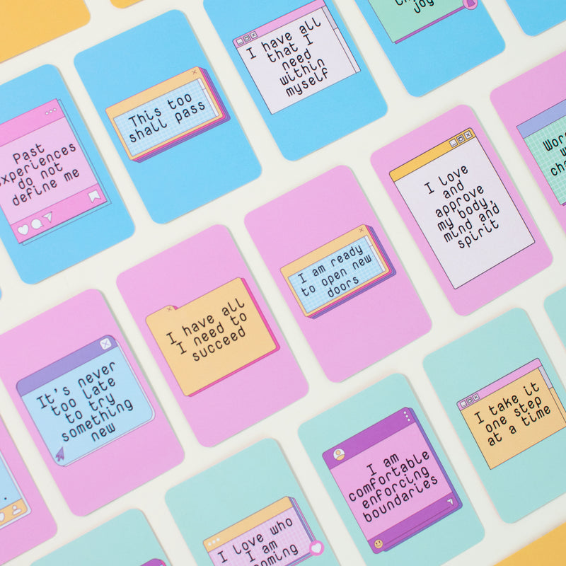 Manifest The Magic - Affirmation Cards Postcard June Trading   