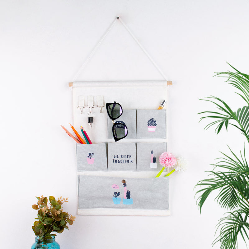 Unicorn Hanging Organizer (6 Pockets) Hanging organisers June Trading Slate Grey  