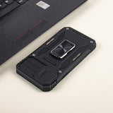 Hybrid Armour iPhone 14 Plus Cover | Camera Slider & Kickstand iPhone 14 Plus The June Shop Pitch Black  