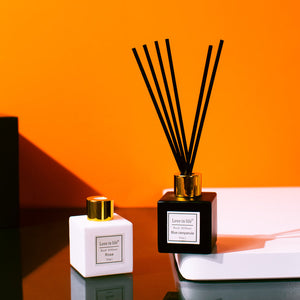 Stellar Set of Two Reed Diffuser - Rose & Blue Campunia Aroma Diffusers June Trading   
