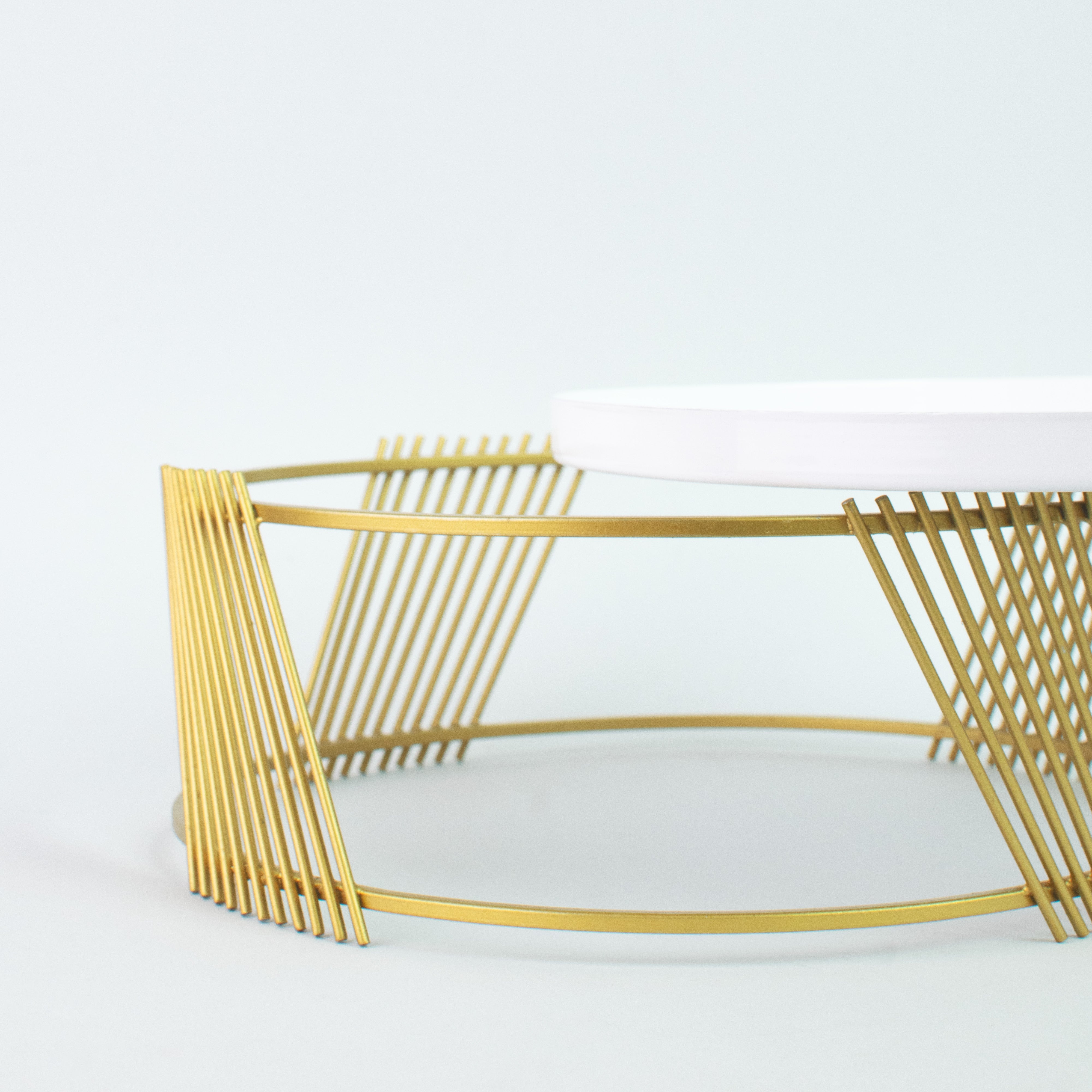 Eisley Golden Twirl Stand Metal Stand The June Shop   