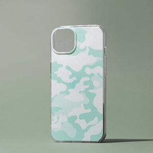 Mint Green Camo Style iPhone Cover Mobile Phone Cases June Trading iPhone 13  