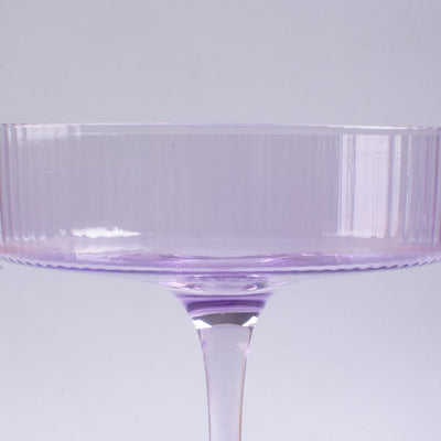 Ribbed Martini Coupe Cocktail Stemware