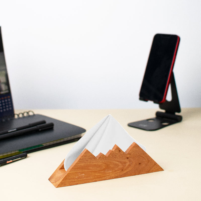 Sierra Wooden Tissue Holder Tissue Holders June Trading   