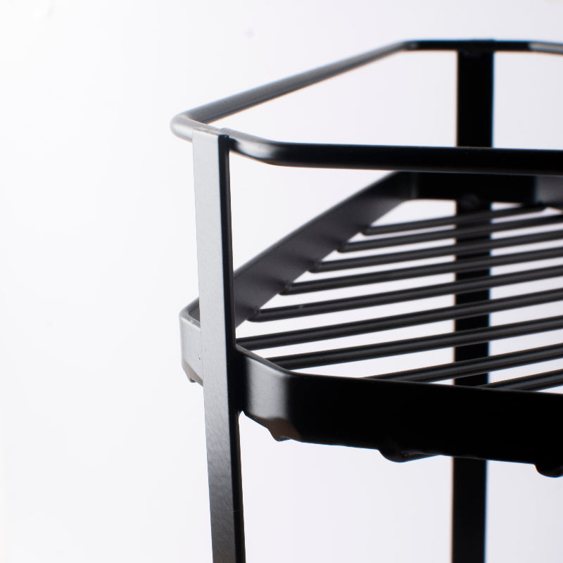 Clutter-Free Corner Stand with Dual Shelves
