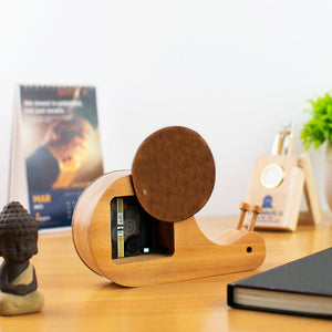 Wooden Snail Table Clock Table Clocks June Trading   