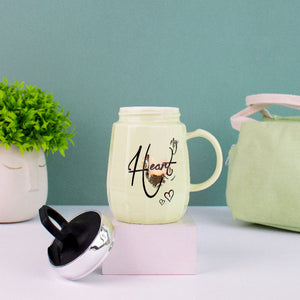 Lime Green Coffee Mug With Lid Coffee Mugs ERL My Heart  