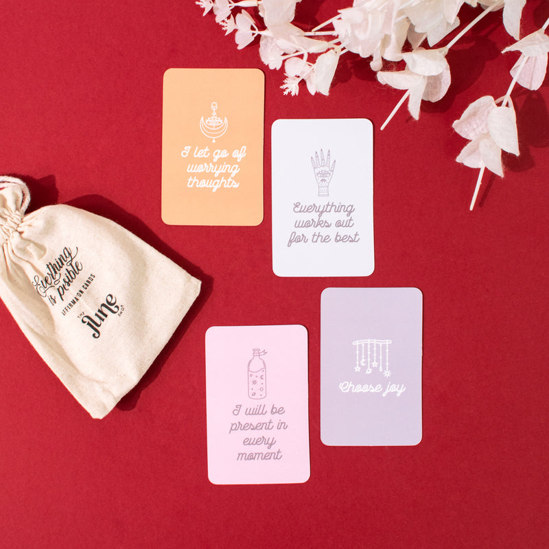 Everything Is Possible - Affirmation Cards Postcard June Trading   