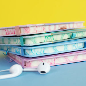 Marble Accent Hardcover Notepad Notepads June Trading   