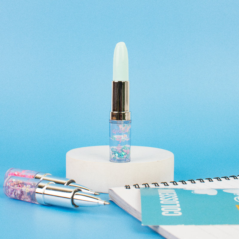 Lipstick Pen Pens June Trading Sky Blue  